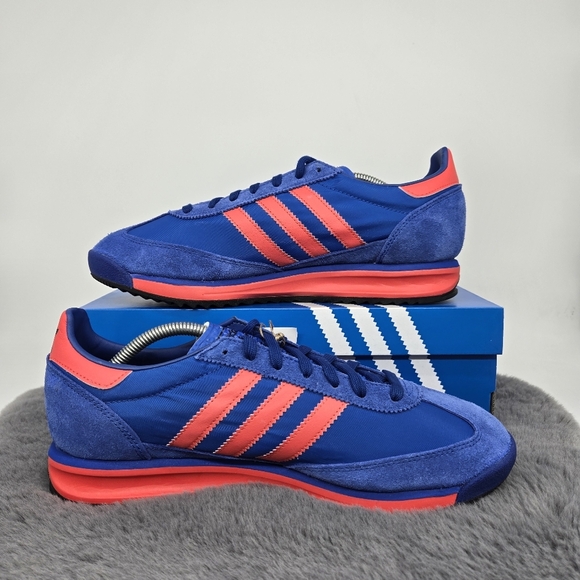 New adidas SL72 RS Blue Bright Red Men's Shoes Size 10.5 - Picture 7 of 9